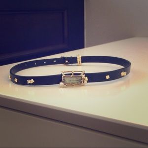 Alexis Bittar leather choker bracelet